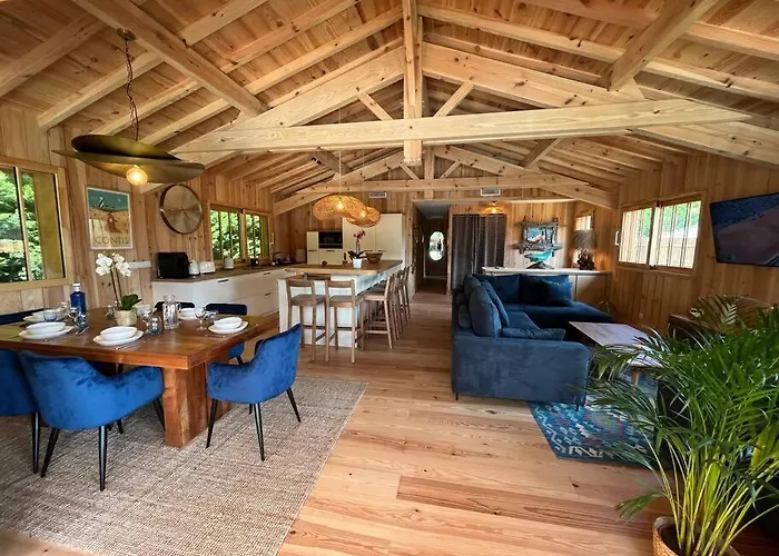 Noa Neuve- Piscine Chauffee Villa Saint-Julien-en-Born